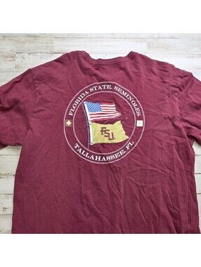 Southern Tide Florida State Seminoles Long Sleeve Graphic Tee Men's LG